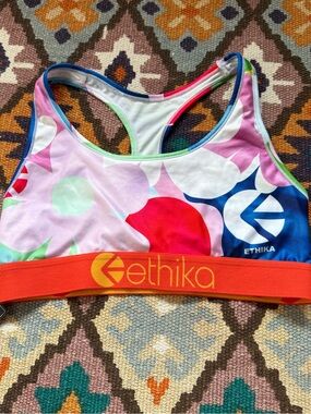 Ethika Flower Boyz Sports Bra Women’s Size Medium Brand New with tags attached